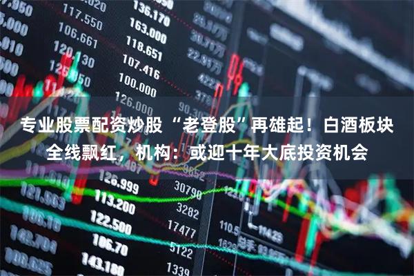 专业股票配资炒股 “老登股”再雄起！白酒板块全线飘红，机构：或迎十年大底投资机会